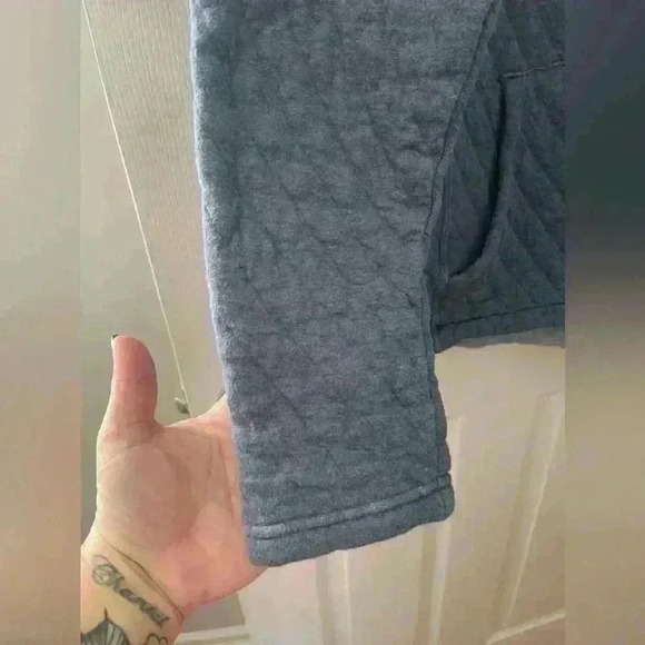 Orvis quilted zip up hoodie  blue size XL women’s outdoors jacket - Picture 6 of 9